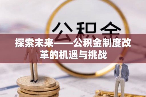 大岭山探索未来——公积金制度改革的机遇与挑战