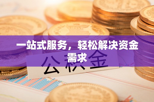 大岭山一站式服务，轻松解决资金需求